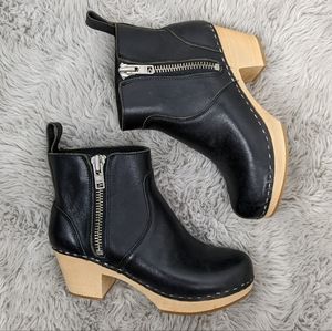 Swedish Hasbeens Zip It Emy Bootie